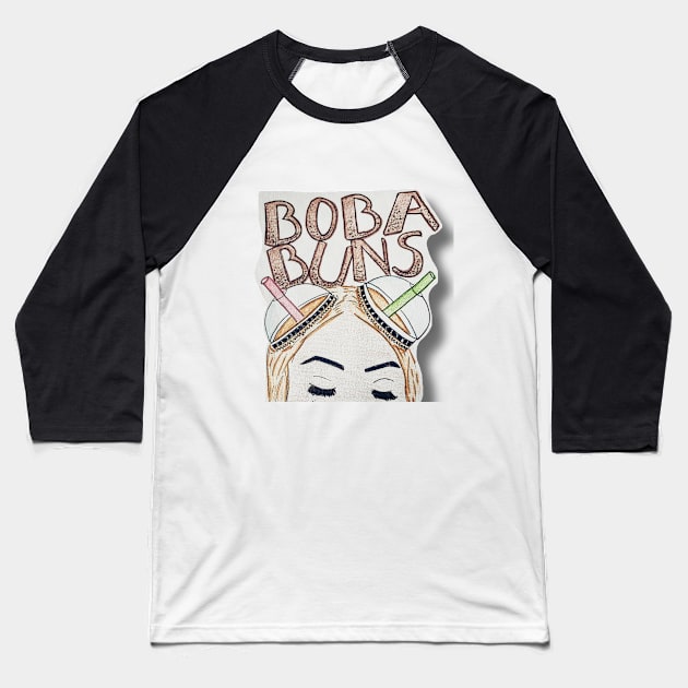 Boba Baseball T-Shirt by JocelynCrafts